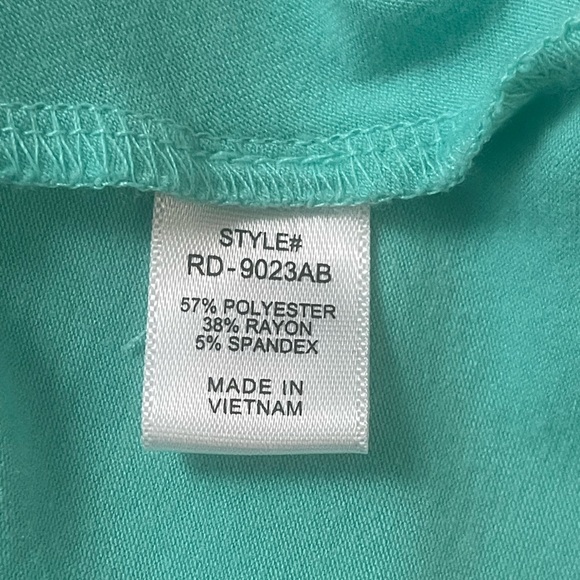 Zenana Mint Blue Ruffle Bottom Midi Dress - Picture 7 of 11